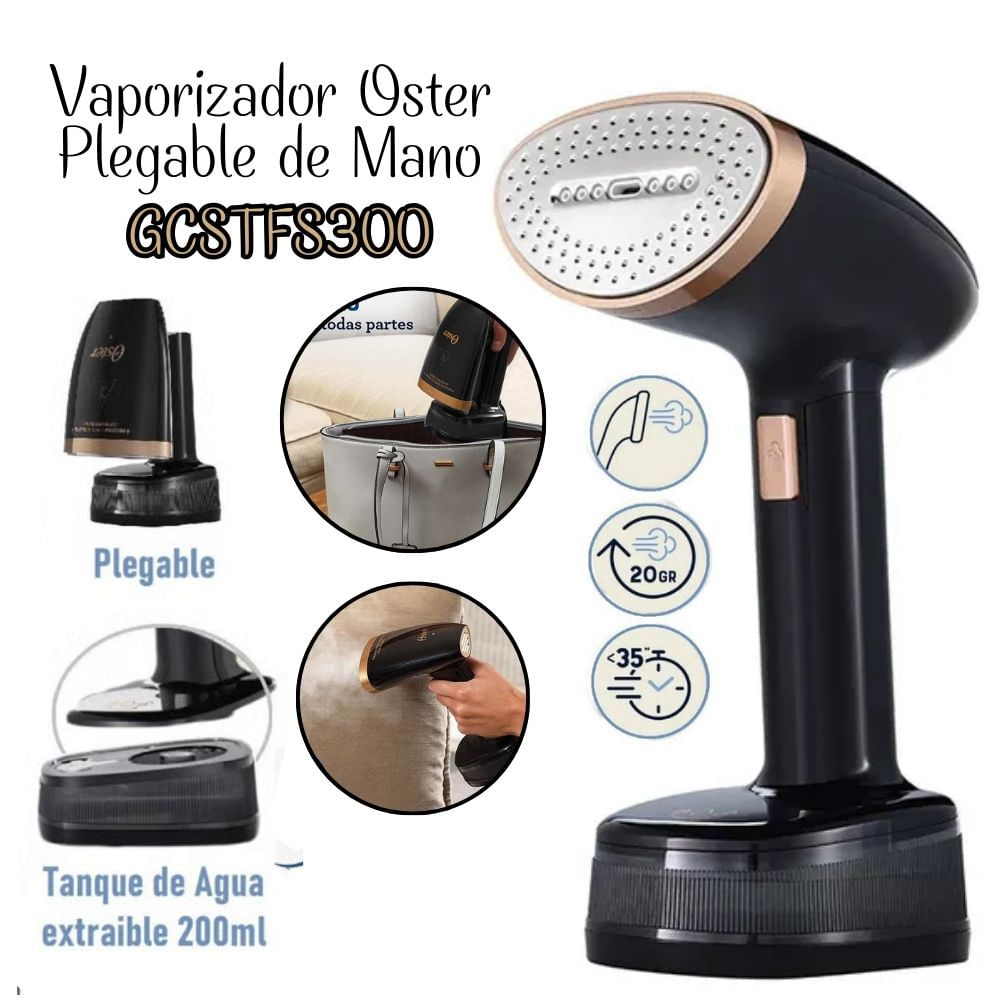 Vaporizador Oster Plegable de Mano NegroCobre GCSTFS300