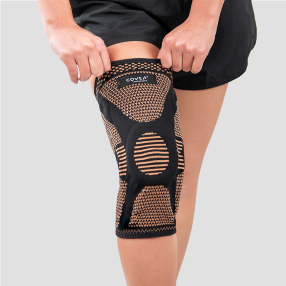 Rodillera de Fibra de Cobre Talla L