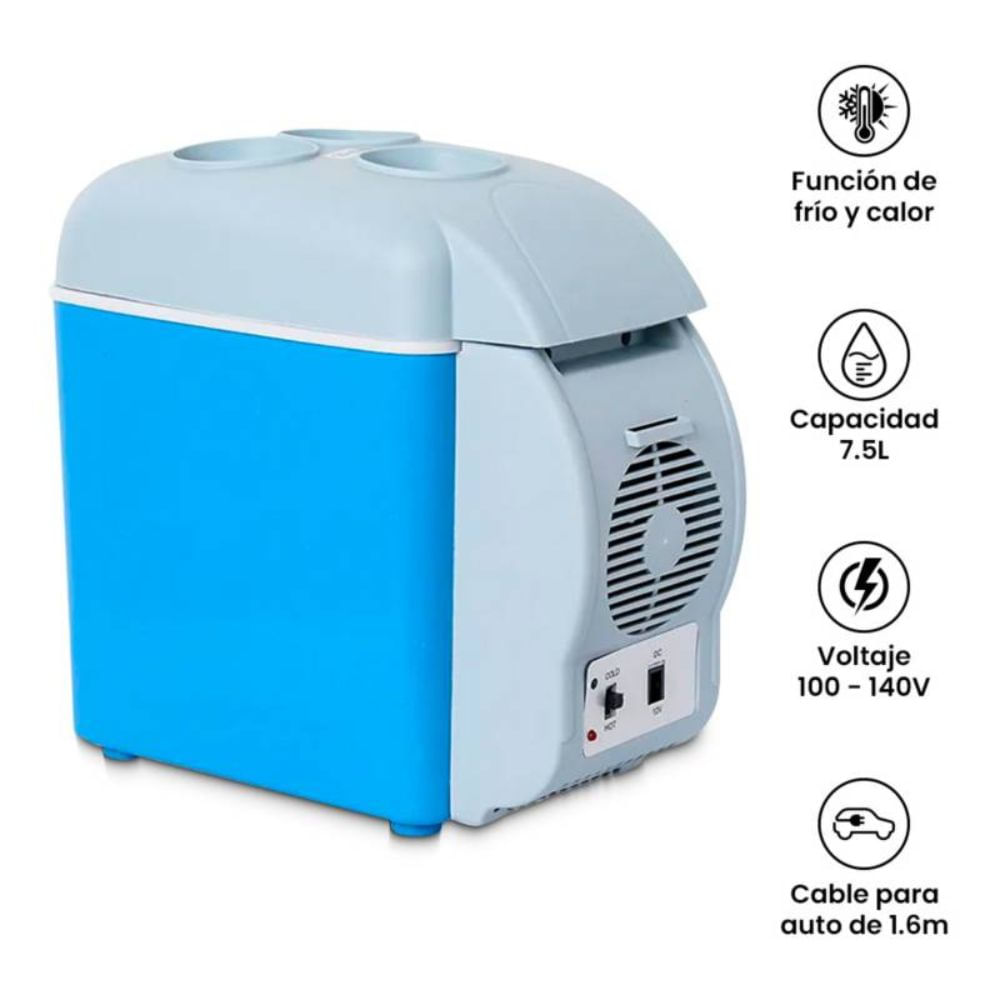 Cooler Refrigerador Calefactor para Auto 7.5 Lt