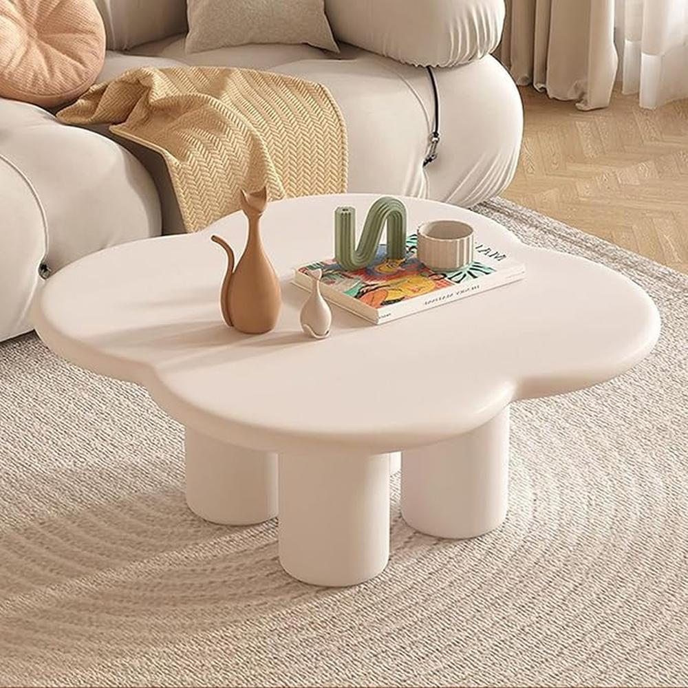 Mesa de Centro Trebol - Blanco