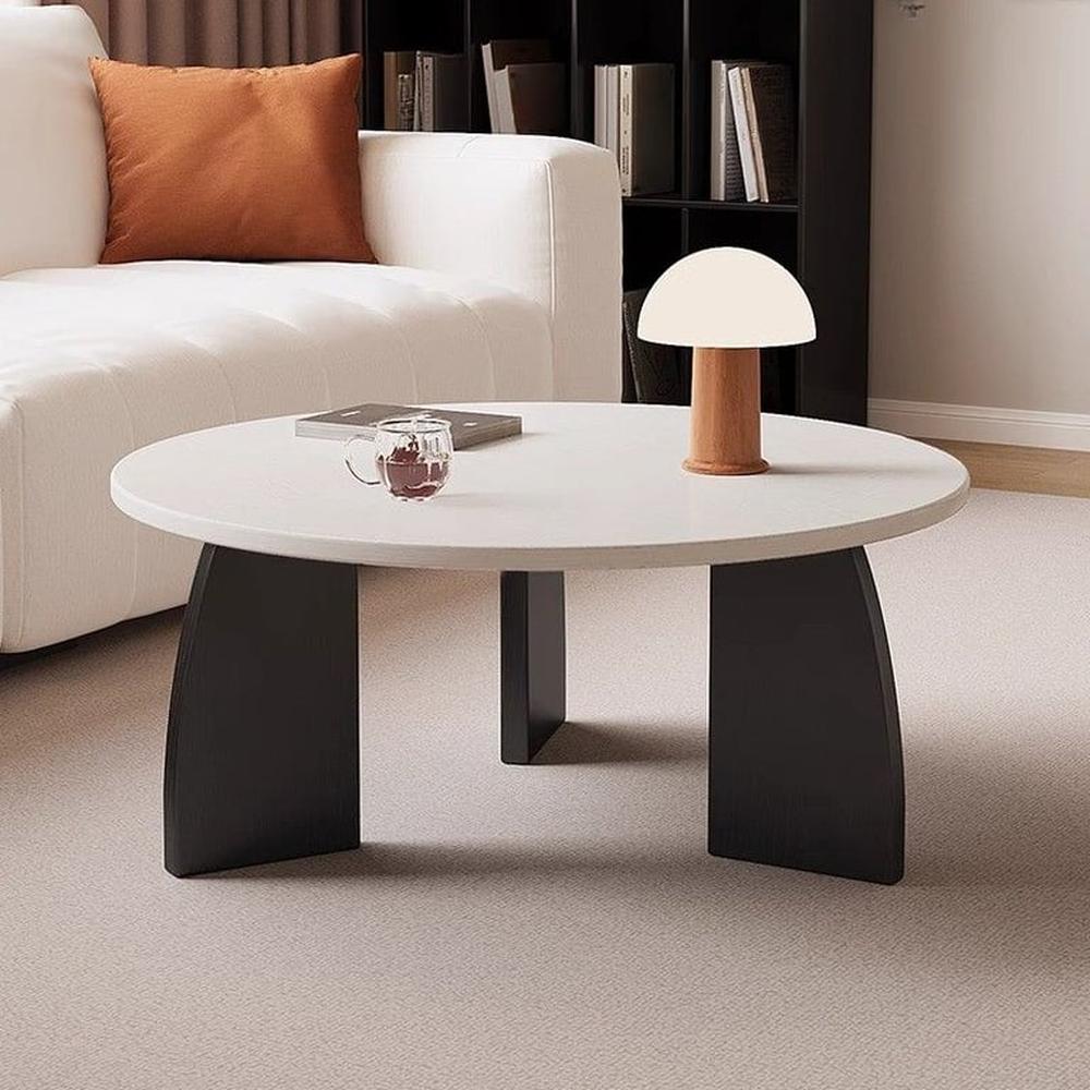 Mesa de Centro Carlyle - Blanco y Negro