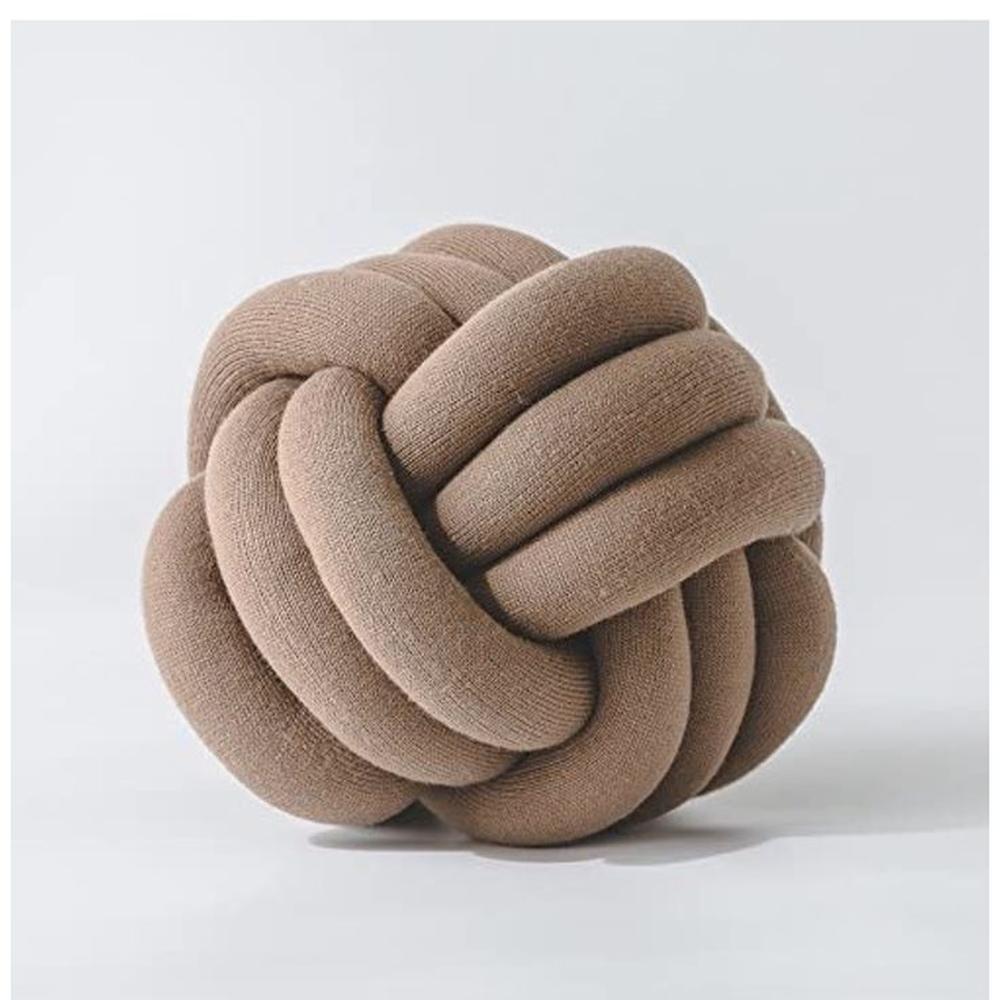 Almohada Esfera Trinity 3 Nudos - Marrón