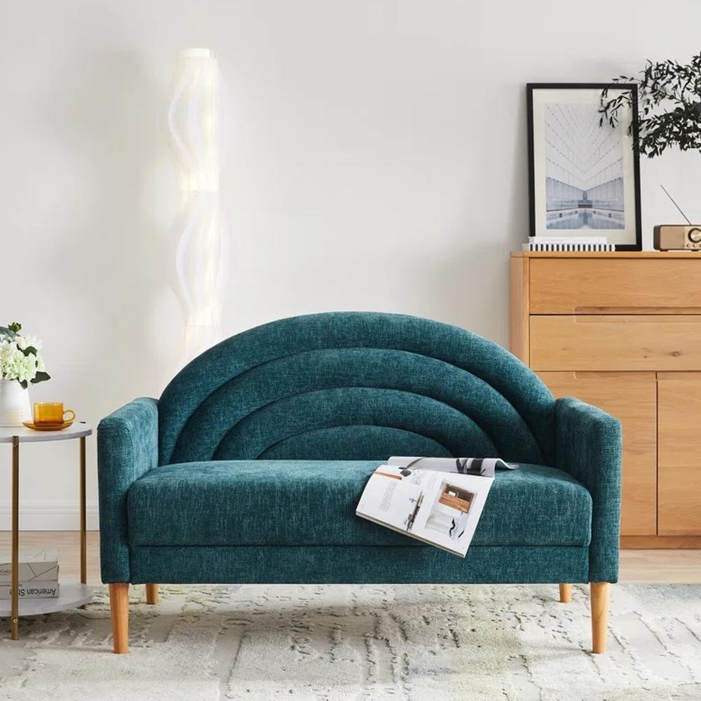 Sofá Arcoíris Yazmin 2 Cuerpos - Cobalto