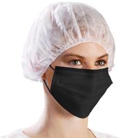 Mascarilla color Negro R&G Caja x 40 und