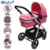 Coche Moisés de Lujo «CIERA DELUXE» Edición Limitada Pink