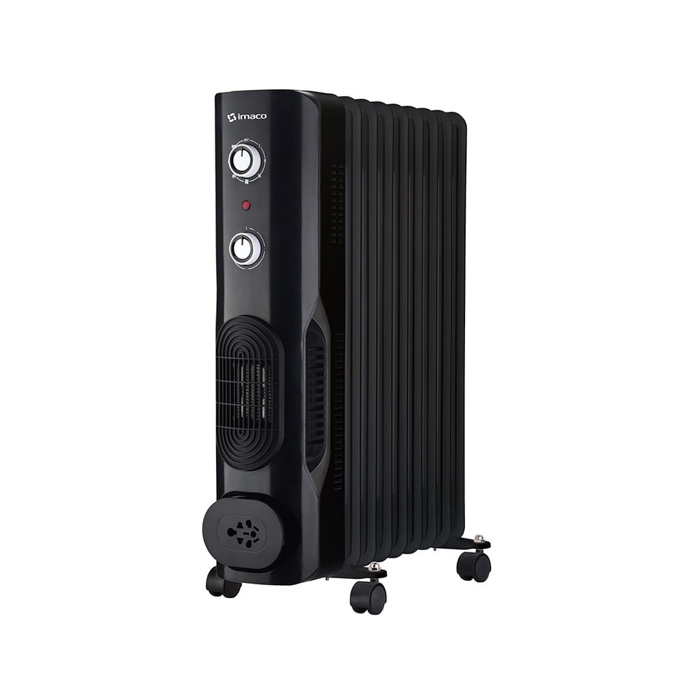 Termoradiador Imaco OFR9NK Eléctrico de 9 Celdas 2250 Watts Negro