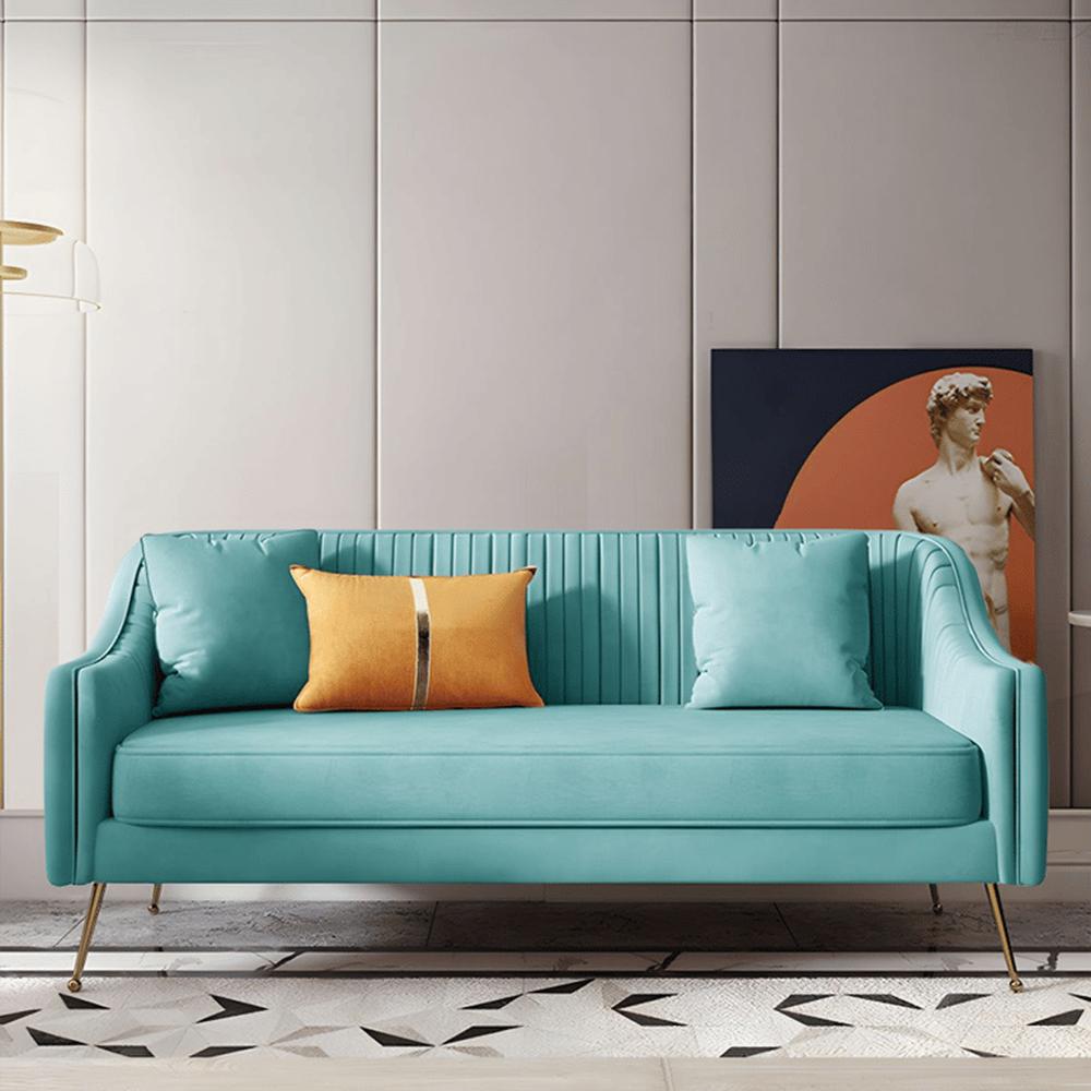 Sofa Aura Nordic 3 Cuerpos - Turquesa