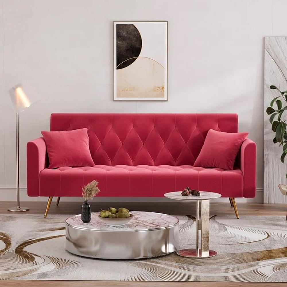 Sofá Reclinable Brazz 3 Cuerpos - Rojo