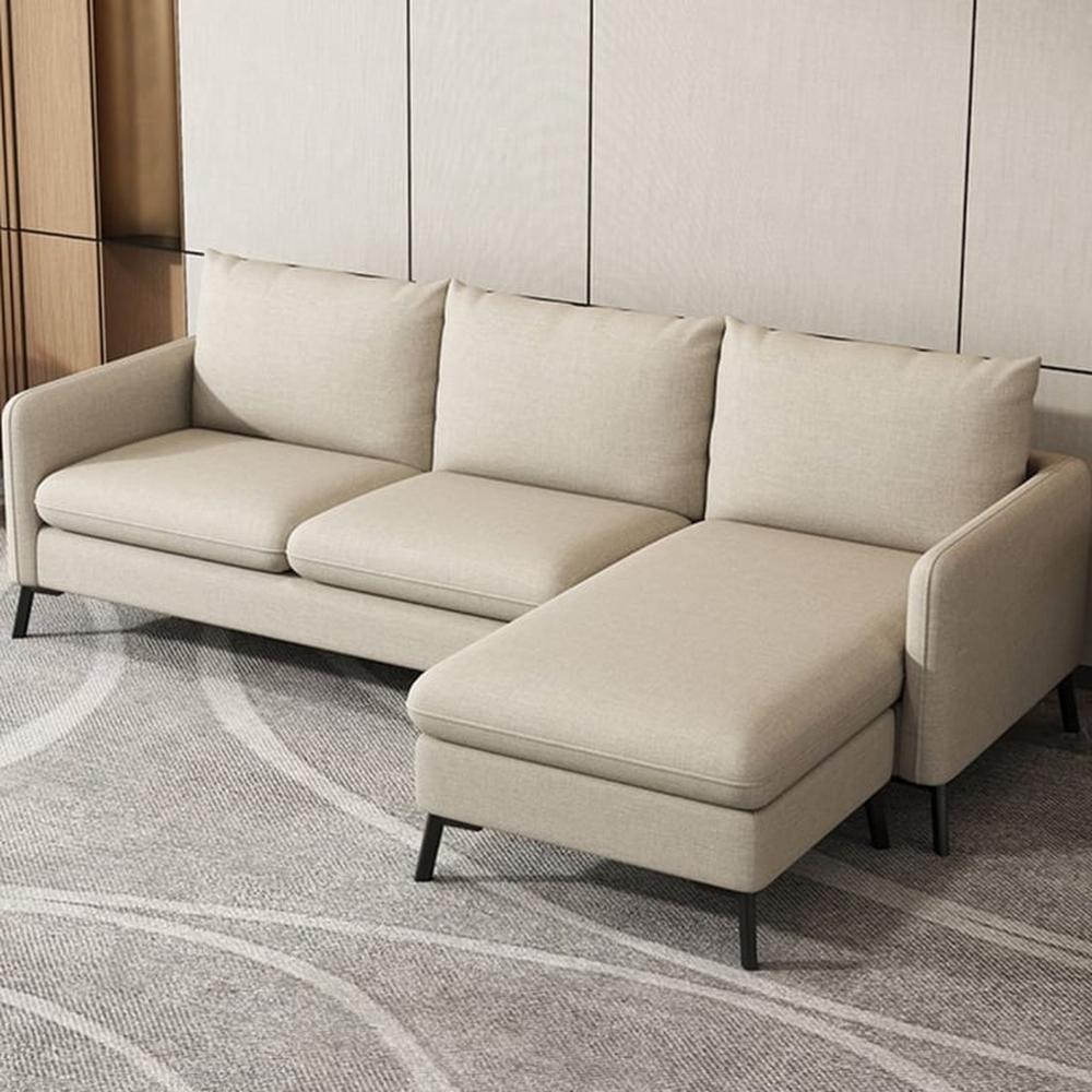 Sofá Seccional Henry 3 Cuerpos Derecho - Beige Claro