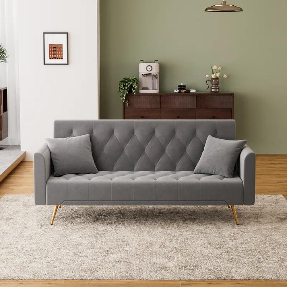 Sofá Reclinable Brazz 3 Cuerpos - Gris Claro