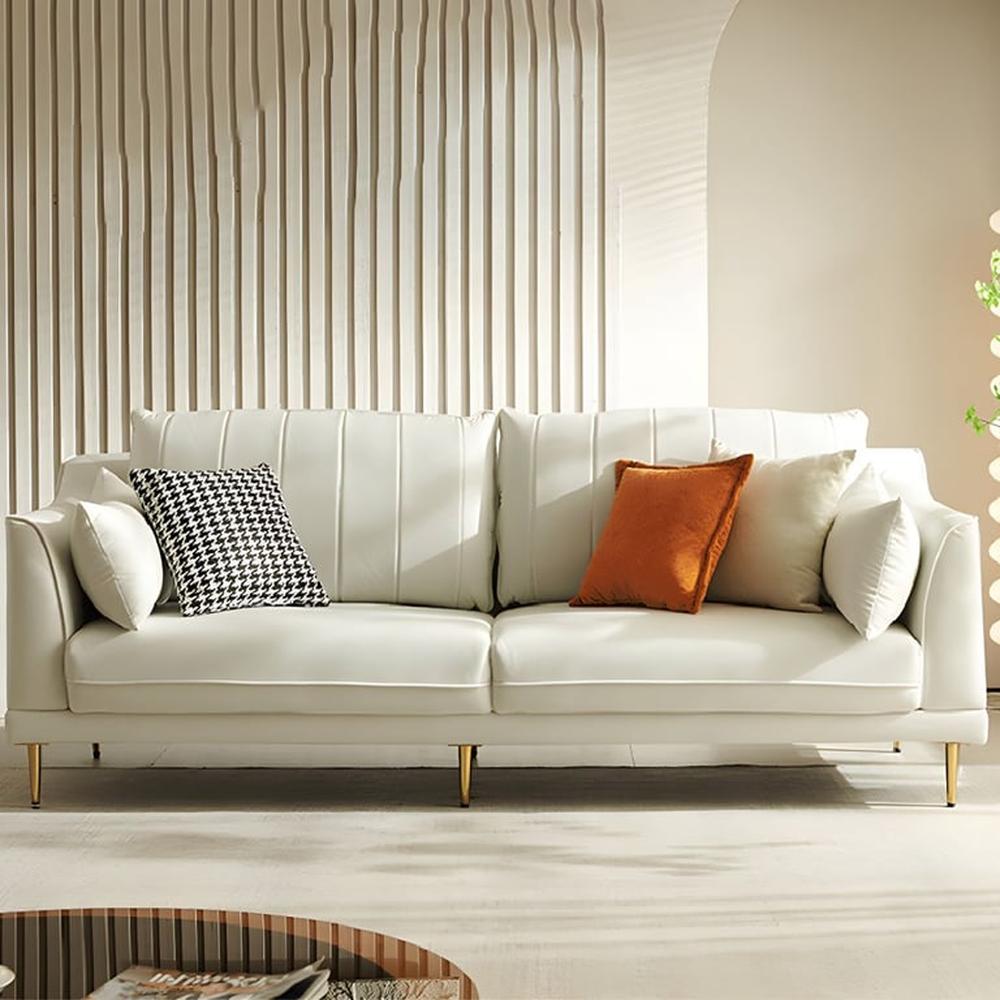 Sofa Elegance Luxe 3 Cuerpos - Ivory