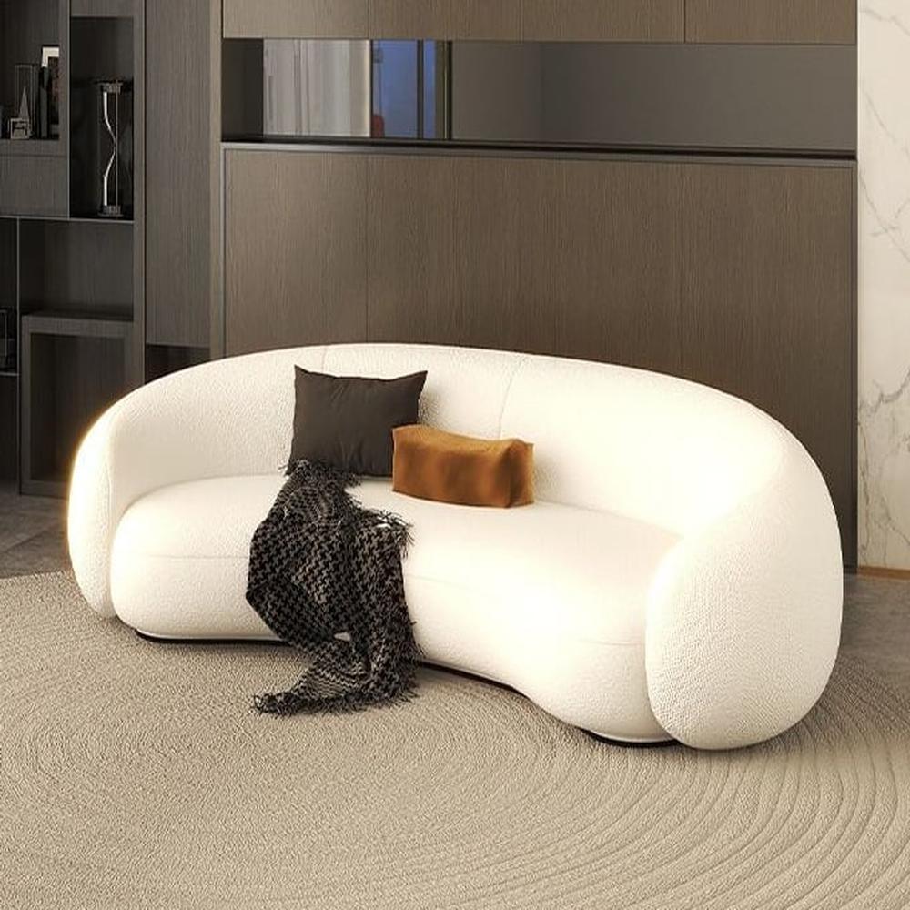 Sofa Curvo Nápoles 3 cuerpos - Ivory