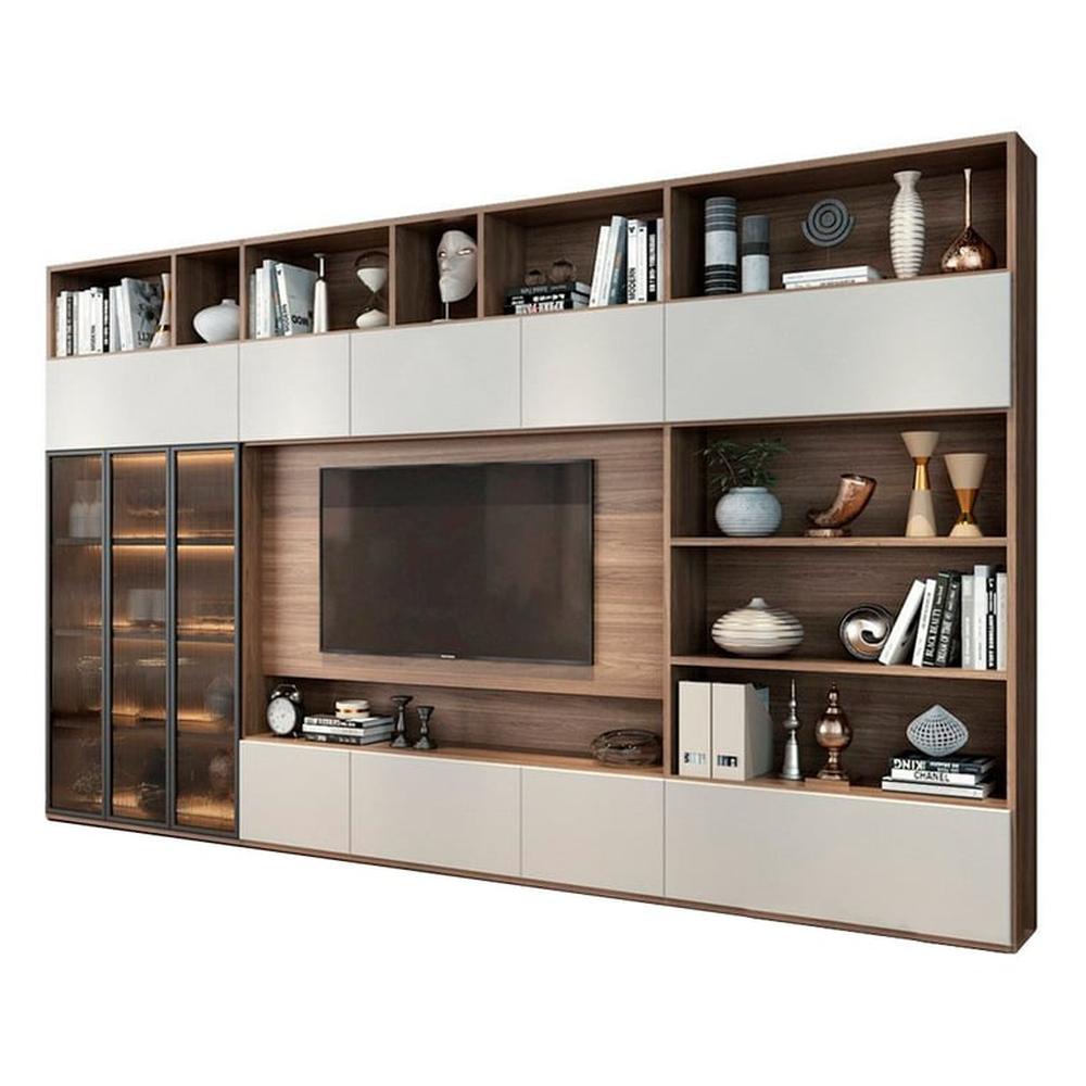 Centro de Entretenimiento Ortiz - Blanco y Marrón