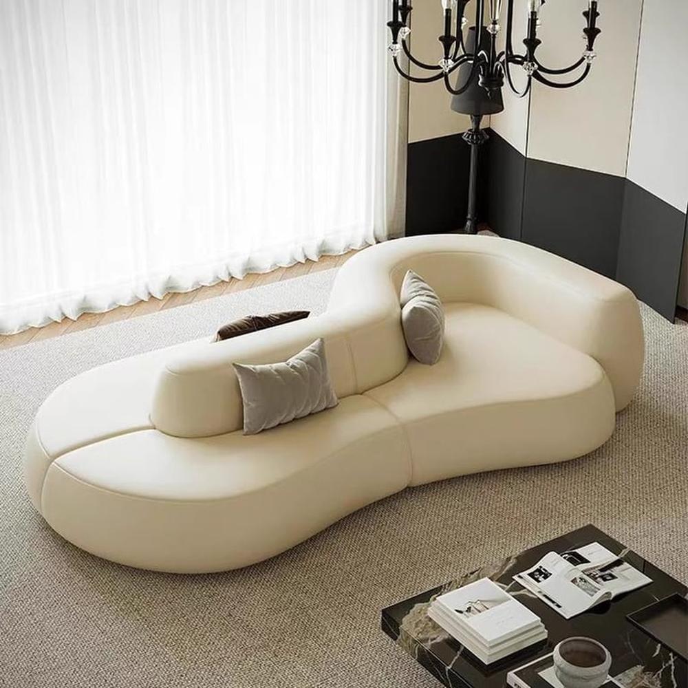 Sofa Curvo Zulia 3 cuerpos - Ivory