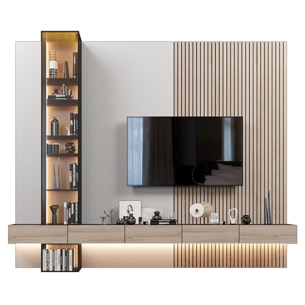 Centro de Entretenimiento Minedat - Beige y marrón