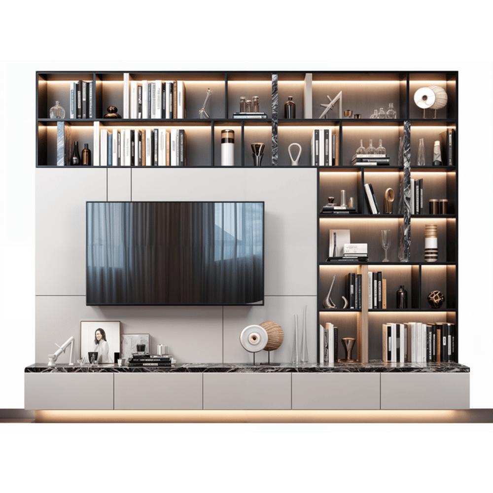 Centro de Entretenimiento Florencia - Blanco y Marrón