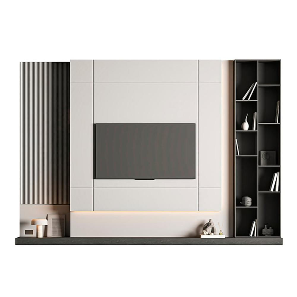 Centro de Entretenimiento Brunetti - Blanco y Marrón