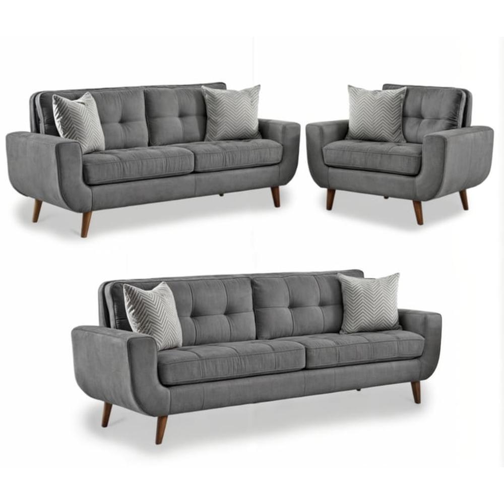 Juego de Sala 3-2-1 Cuerpos Palencia - Gris Oscuro