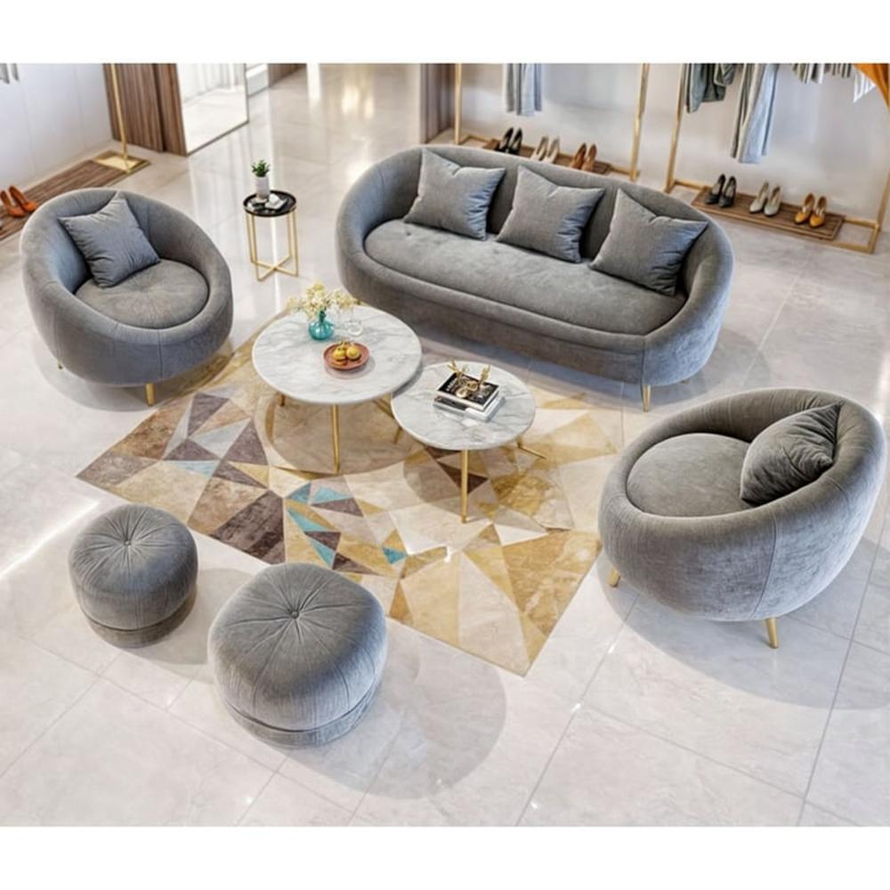 Juego de Sala 3-1-1 Cuerpos Cadiz- Gabriel - Gris oscuro