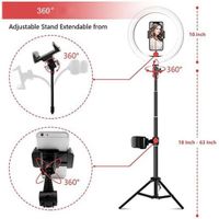 Aro anillo luz led 26cm + Tripode 2.10 mt para selfie