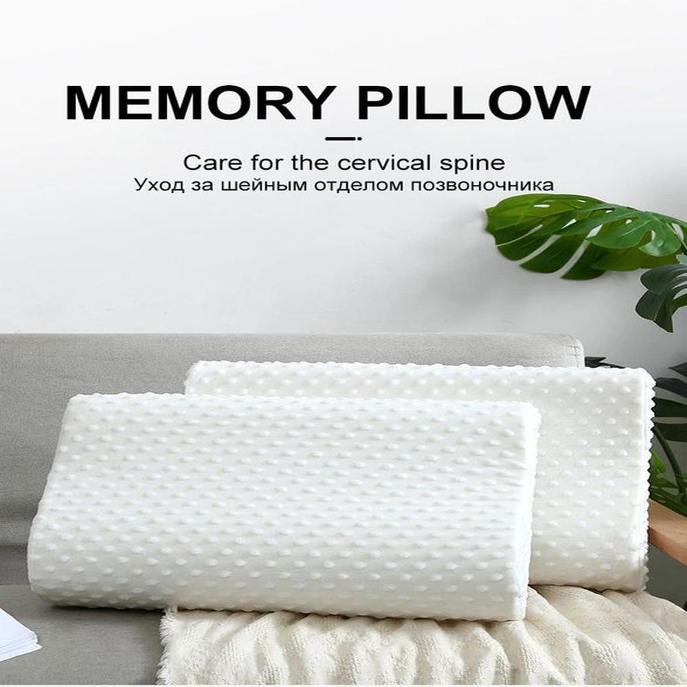 Par de Almohadas Viscoelástica Memory Pillow con Funda.