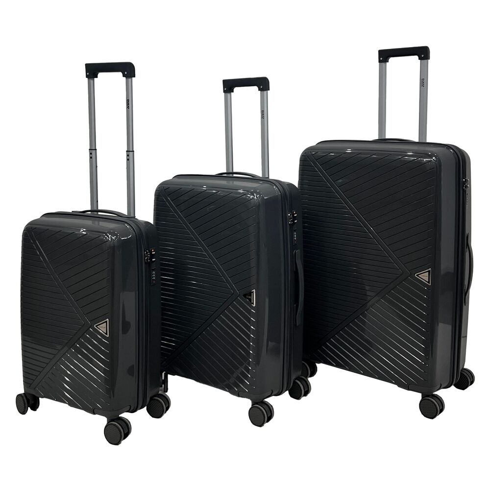 Maletas De Viaje Set de 3 Tokyo Gris Oscuro TKJG
