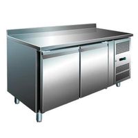Meson Refrigerado 2 Puertas Acero Inox. FWR15-2 70SS304 Mural Con Respaldo