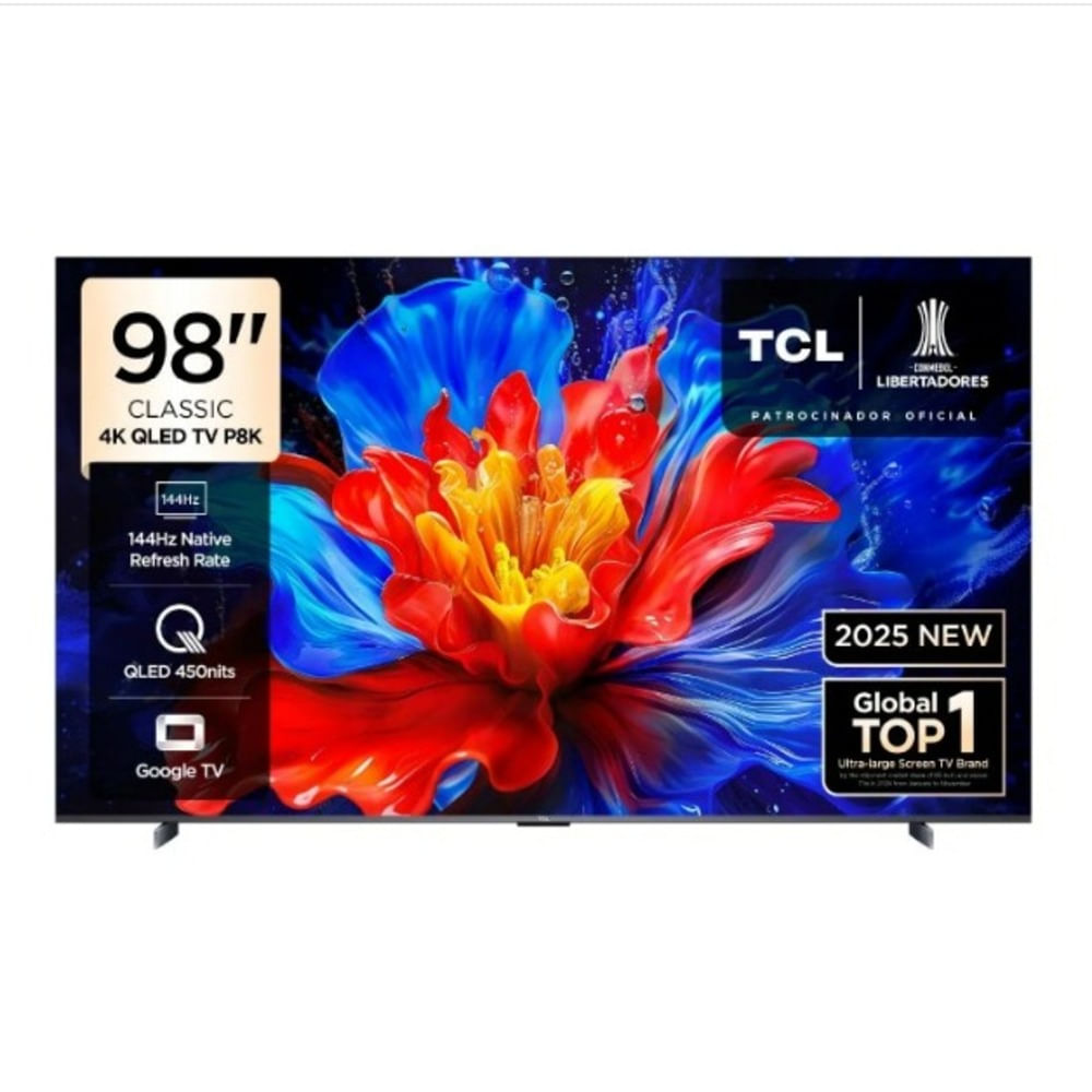 Televisor TCL 98"" QLED Smart UHD 4K Google Tv 98P8K 2025