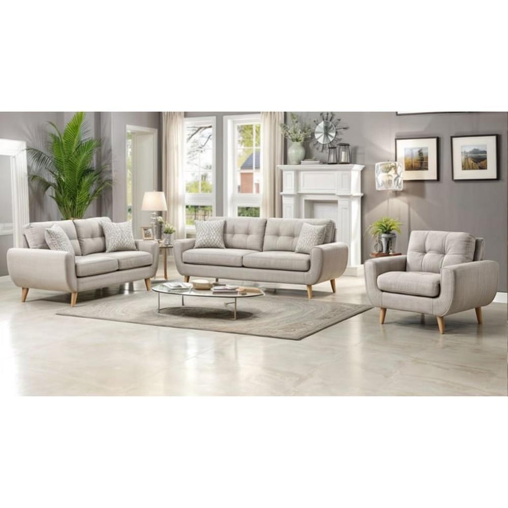 Juego de Sala 3-2-1 Cuerpos Palencia - Gris Claro