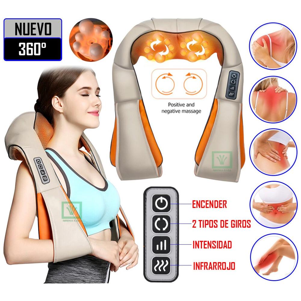 Masajeador de Cuello Espalda Cuerpo Infrarrojo