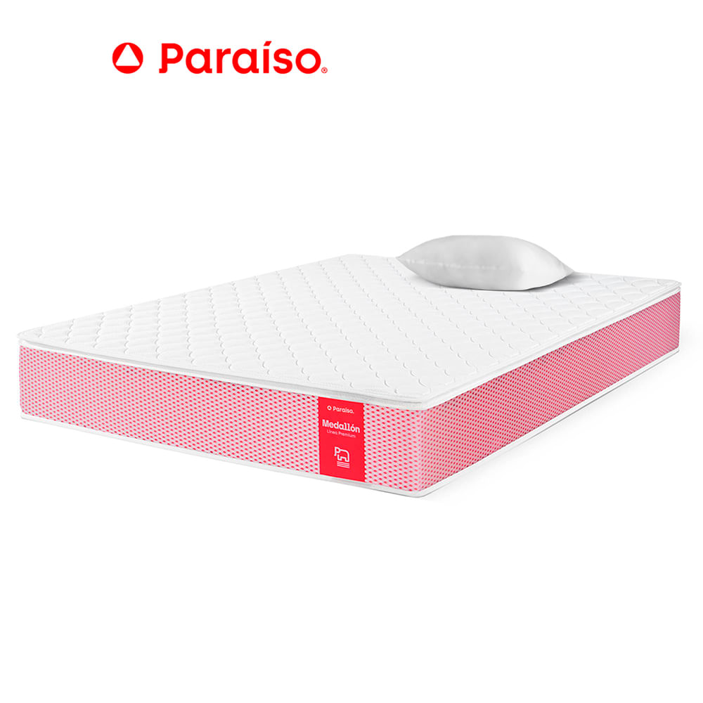 Colchón Paraíso Medallón Paraíso Ergosoft 1 Plaza