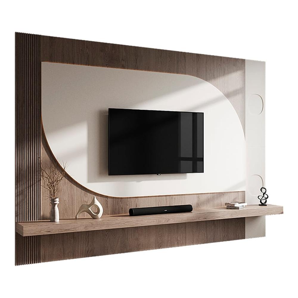 Centro de Entretenimiento Zilema - Marrón y Blanco