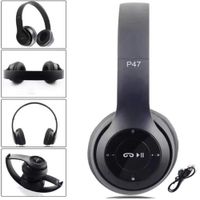Audífonos P47 Bluetooth Deportivos para Ipad Tablet Telefono - Negro