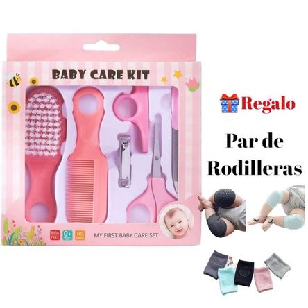 Kit de Higiene para el Cuidado del Bebé y Rodilleras d Gateo