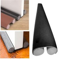 Pack x 04 Burletes Flexible de Espuma 95cm Sellado de Puertas Negro