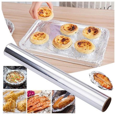 Pack 03 Rollos de Papel Aluminio de Cocina de 10 Metros