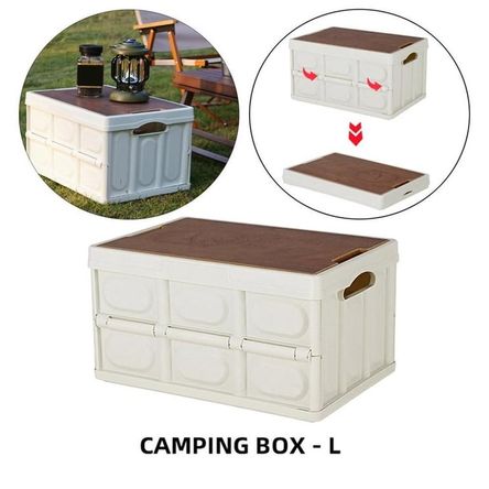 Caja de Almacenamiento Portatil y Plegable para Acampar