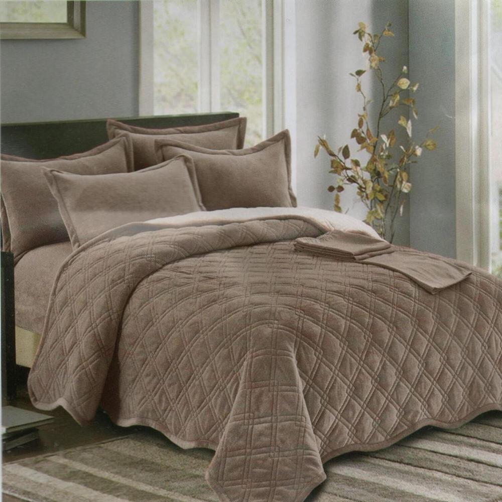 Set de cubrecama 2 pz carnero con piel de ángel 5 piezas - GA1