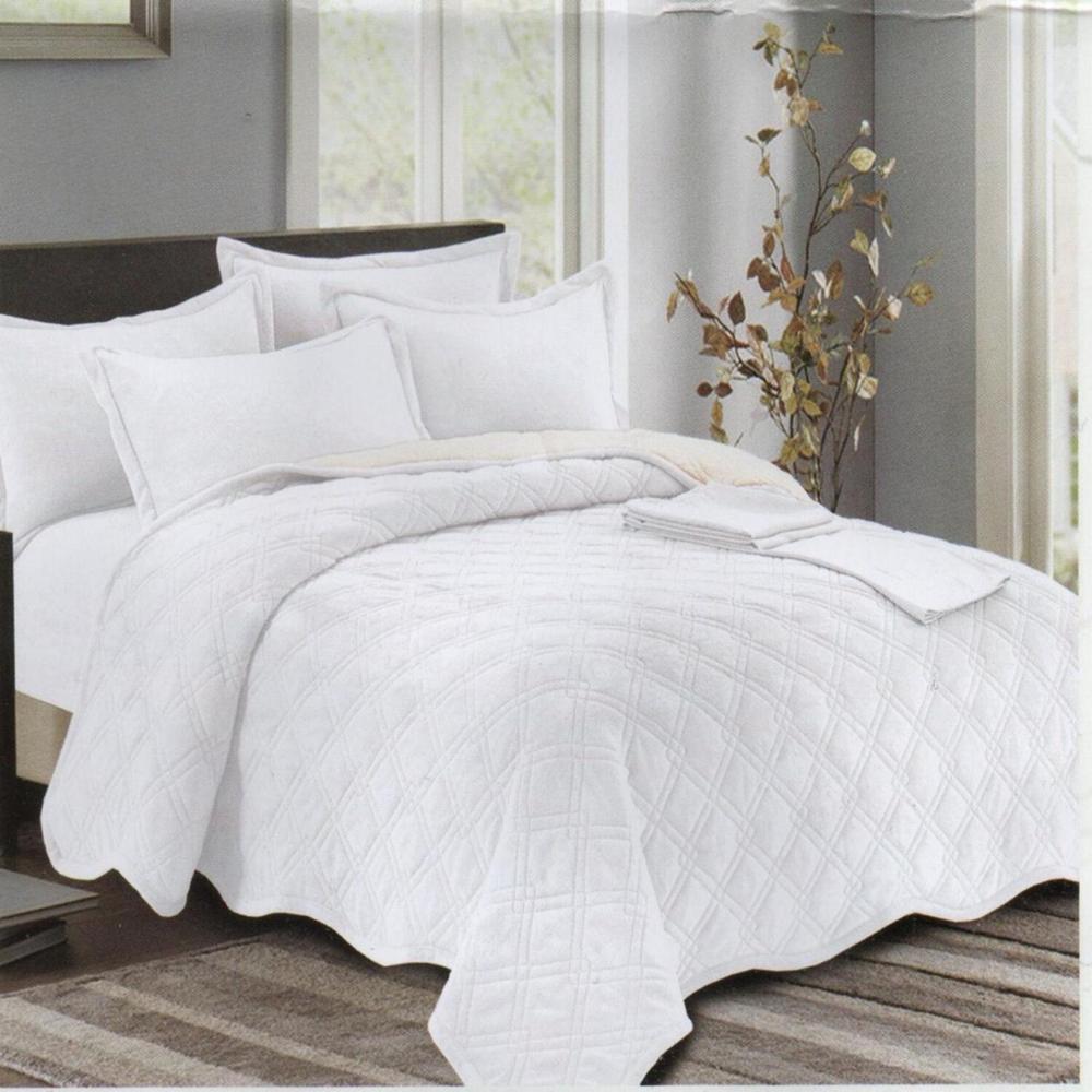 Set de cubrecama 2 pz carnero con piel de ángel 5 piezas - GA3