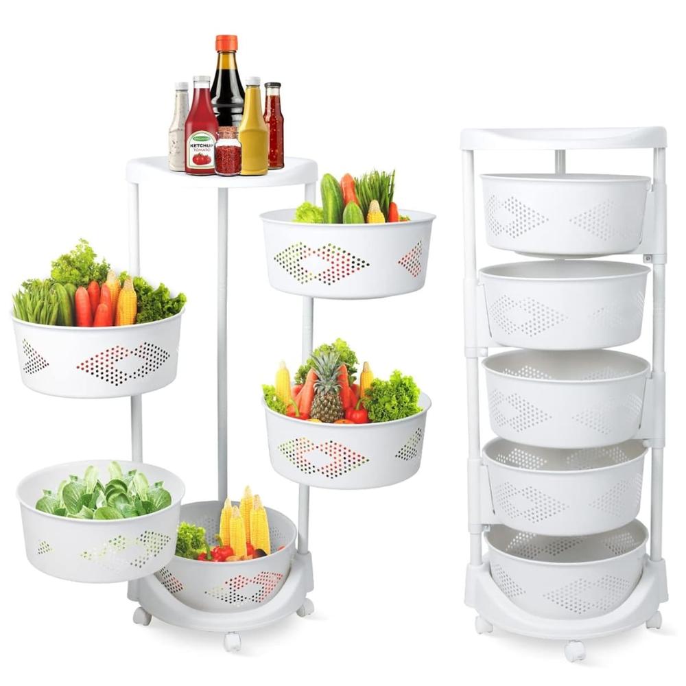 Estante Organizador Redondo de 5 Niveles Giratorio 2040001