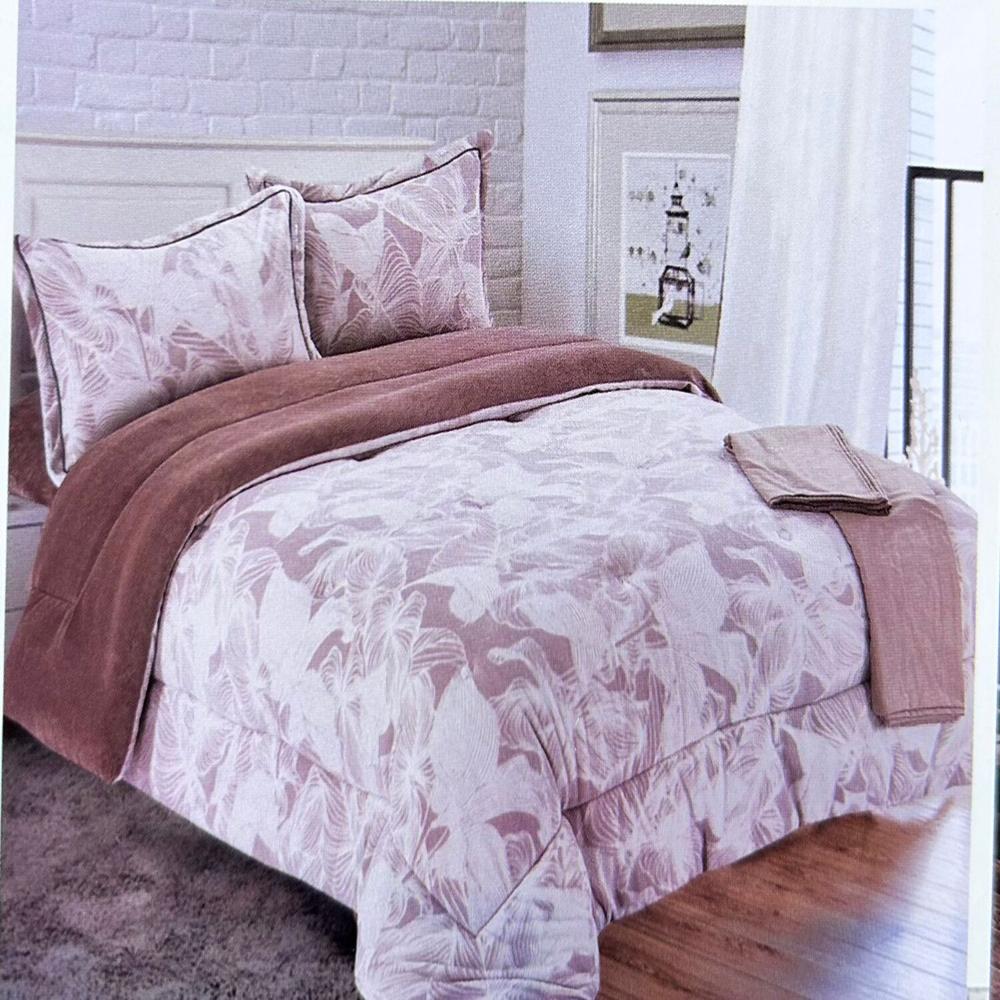 Set de Edredón 2 pz piel de ángel con piel 5 piezas invierno - P4