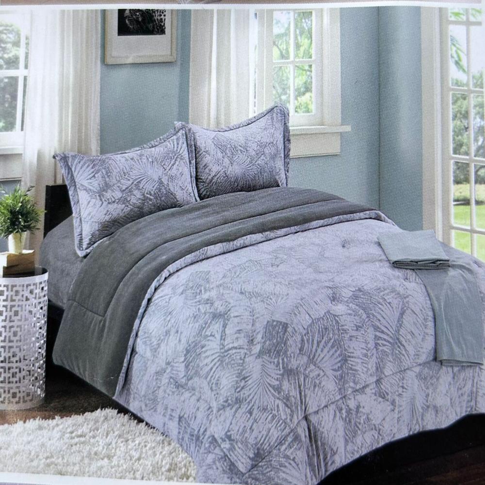 Set de Edredón 2 pz  piel de ángel con piel 5 piezas invierno - P9