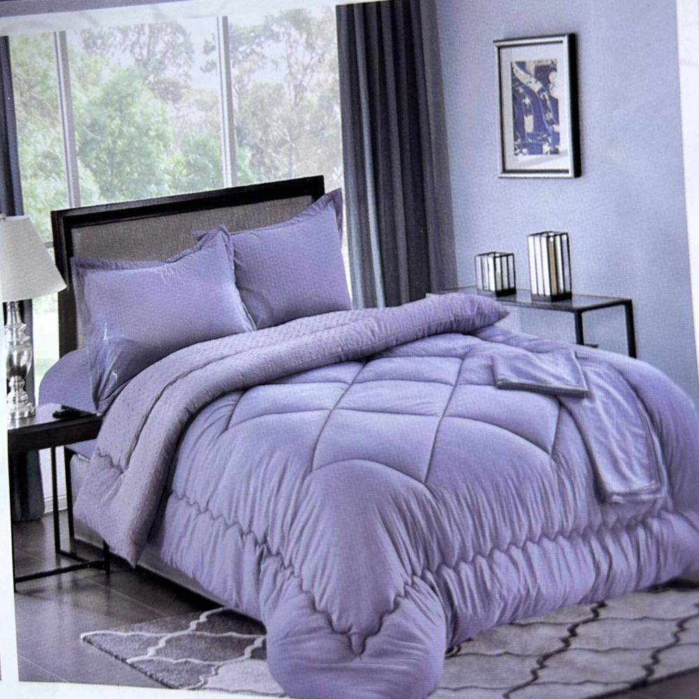 Set edredón Queen antiestrés de 5 pz 100% Algodón - U3