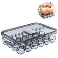 Porta Huevos Premium con Tapa Gris  2520001