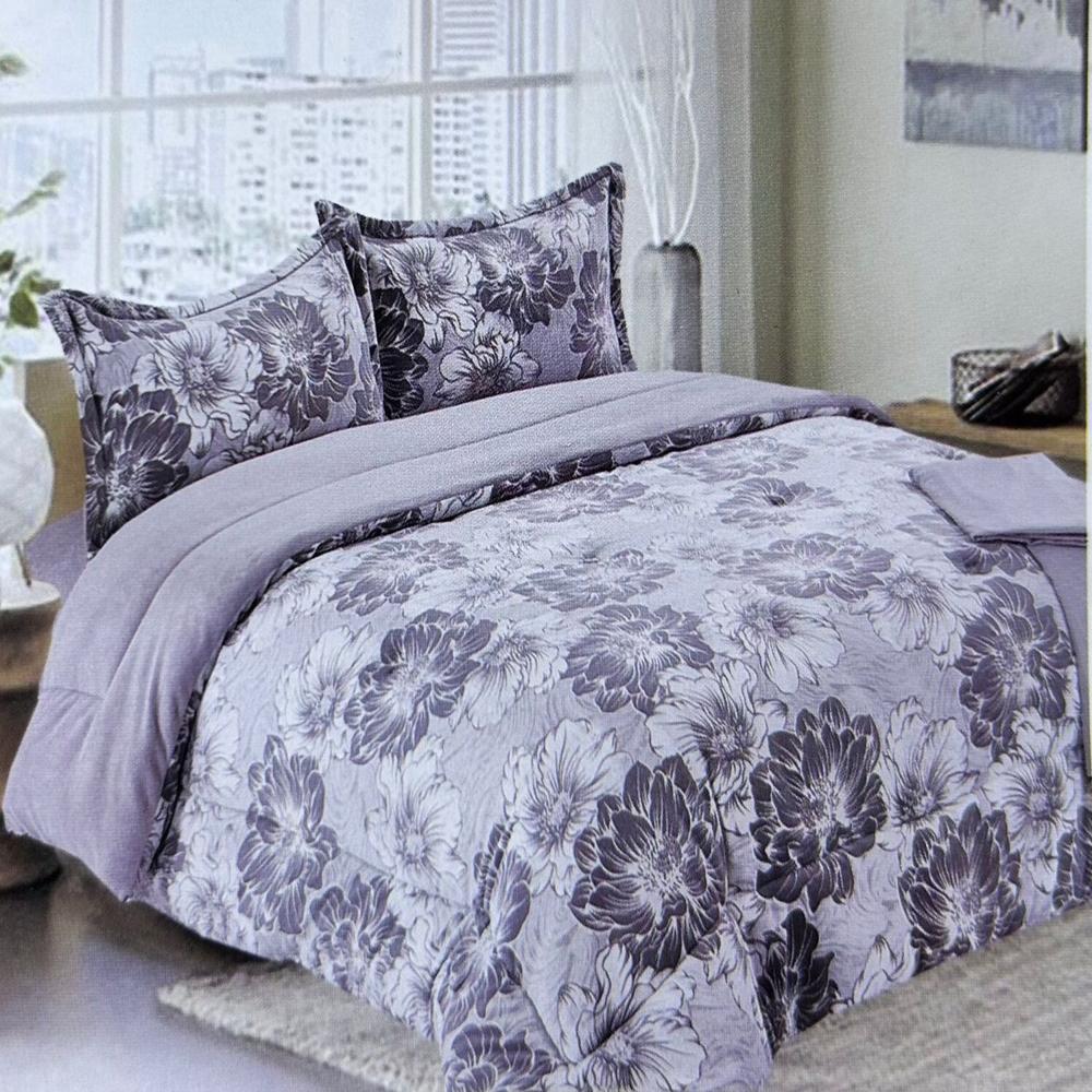 Set de Edredón 2 pz piel de ángel con piel 5 piezas invierno - P6