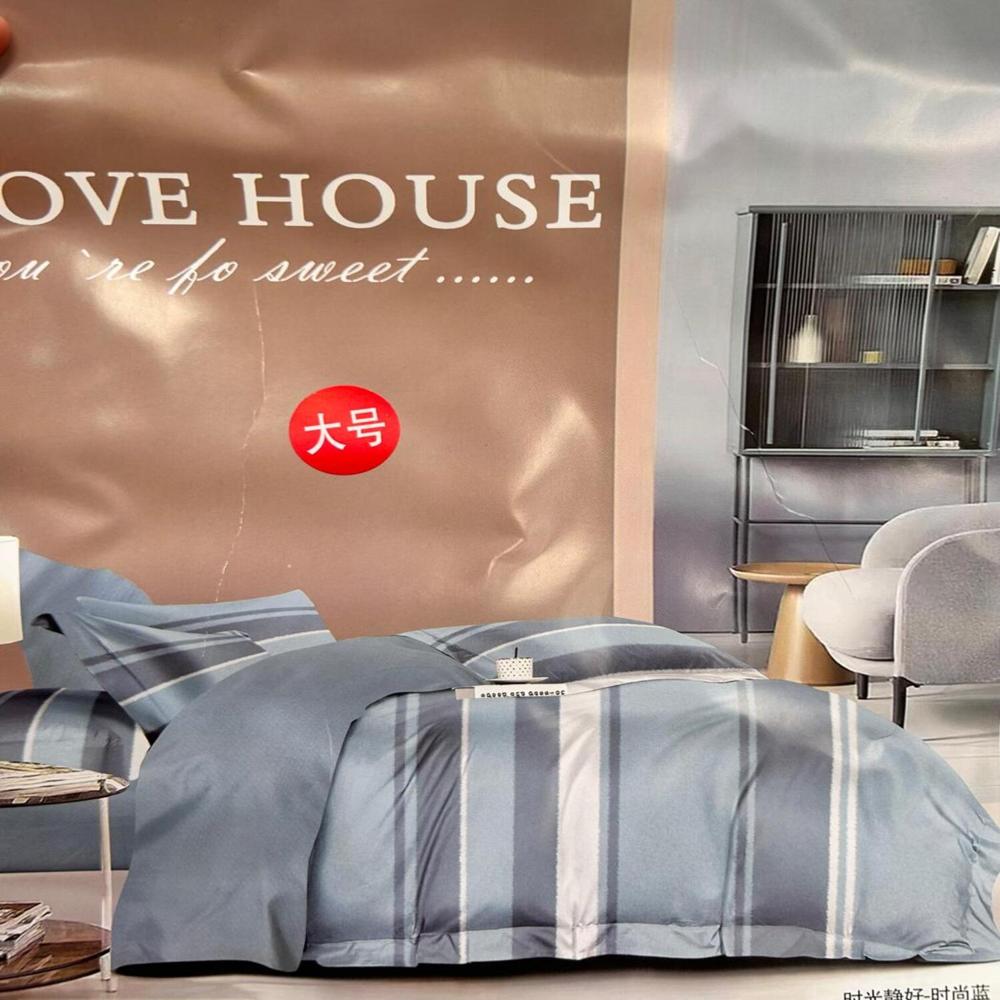 Set de Edredón 2 Pz+ Juego de Sábanas + Funda  100% Algodón - W4