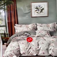 Set de Edredón 2 Pz+ Juego de Sábanas + Funda  100% Algodón - W14