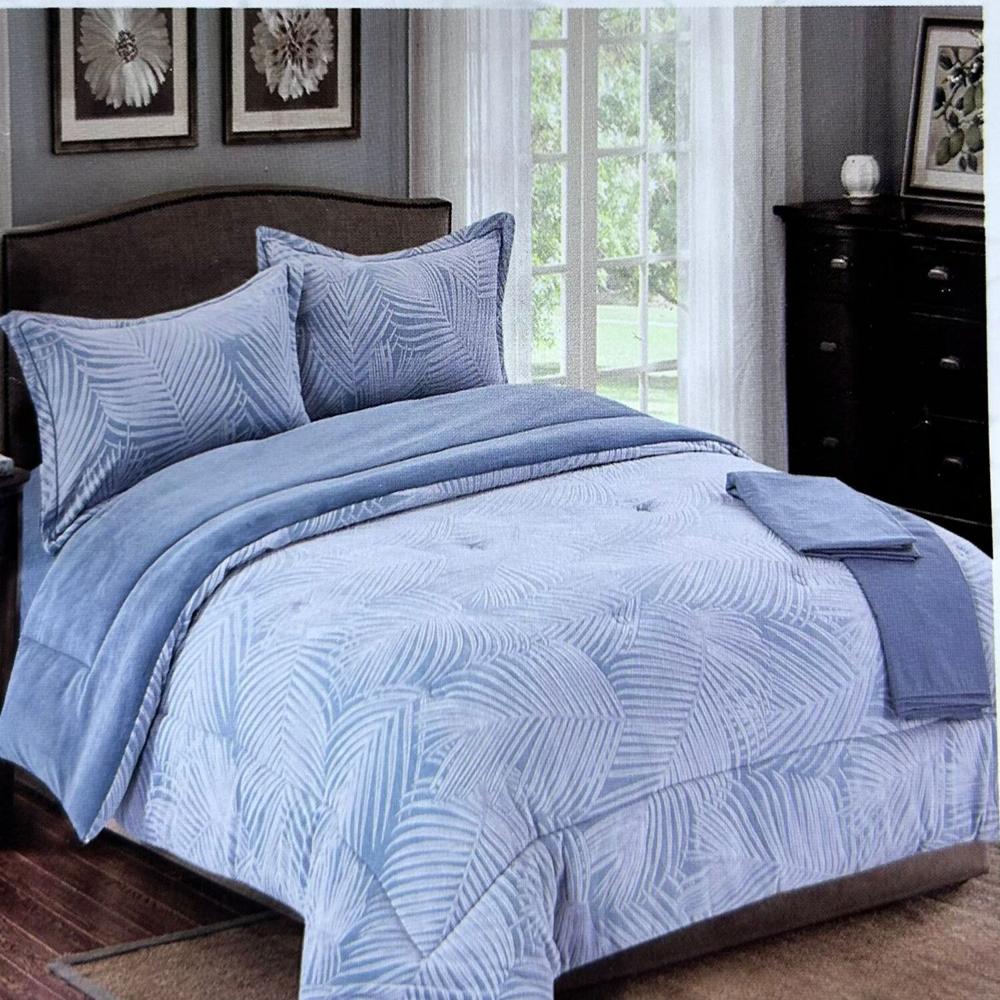 Set de Edredón 2 pz  piel de ángel con piel 5 piezas invierno - P7