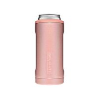 Enfriador de latas Brumate Hopsulator Slim Glitter Rose Gold 12oz - HS12GRG