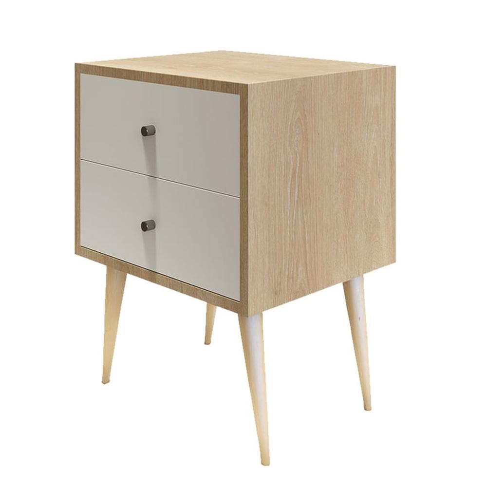 Velador Vintage - Damasco y Blanco